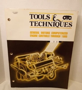 OTC Tools & Techniques Repair Manual GM Computerized Engine Controls 1985 book - Picture 1 of 14