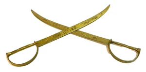 1 Monticello Virginia Brass Sword Letter Opener 8" and 1 West Point NY - Picture 1 of 6