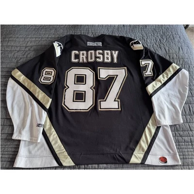 2005 CCM Sydney Crosby NHL Pittsburgh Penguins 4th Gen Rookie Jersey Men's XXL - Image 1 of 4