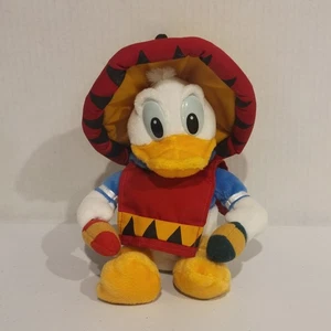 Walt Disney World MEXICO Donald Duck Bean Bag Plush Toy NWT - Picture 1 of 7