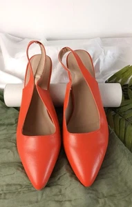 Schlingpumps gr.39 in Rotorange - Bild 1 von 4