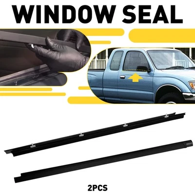 2x Cinturón de sellado para molduras de ventana exterior para Toyota Tacoma 95-04 Foto 1 de 4