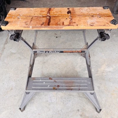 Black & Decker 79-001 Workmate Deluxe Dual Height Folding Workbench Vise, Works - Image 1 of 4