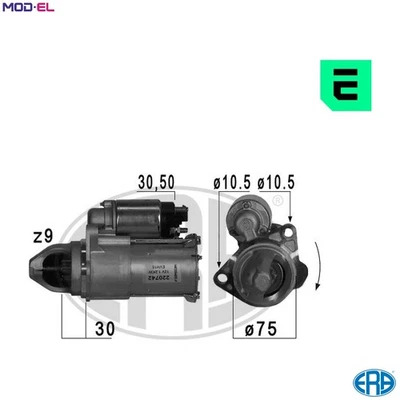 STARTER 220742A FOR SAAB 9-5 9-3X CHEVROLET OPEL ANTARA GT/Convertible 2.0L 9-3 - Image 1 of 4