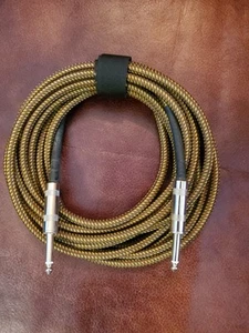 HOSA 20 ft Instrument Patch Cable Cord 1/4" Low Noise Braided - Picture 1 of 2
