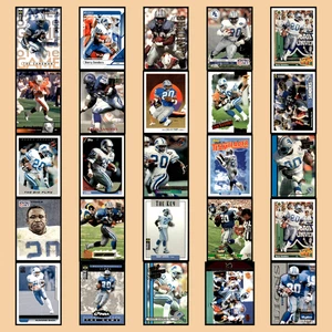 Barry Sanders Lote 25 Tarjetas de Fútbol Americano 1997 Elección Coleccionista Detroit Lions Set NFL - Imagen 1 de 10