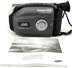 JVC GR-AX830U Compact VHS-C Camcorder w/ Manual - NO CHARGER - UNTESTED - Picture 1 of 14
