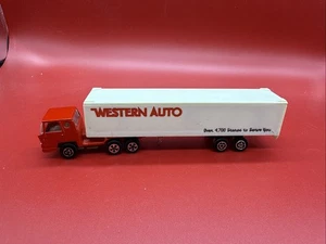 Vintage Majorette Bernard 1980s "Western Auto"  Tractor Semi Trailer France - Picture 1 of 10