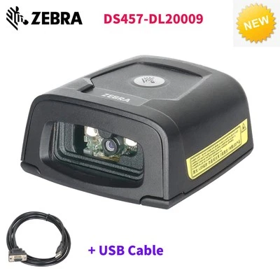 Zebra DS457-DL20009 1D 2D Fixed Mount Laser Reader Barcode Scanner w/USB Cable - Image 1 of 4