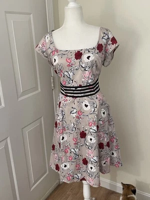 eShakti Floral Dress Size 1X - Image 1 of 4