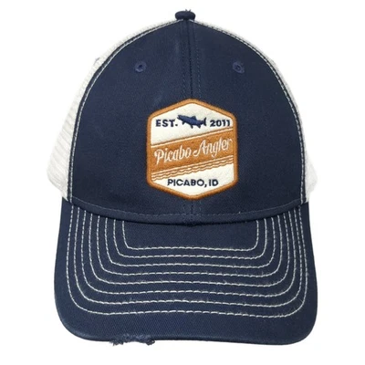 Sombrero de camionero Picabo Angler Idaho Snapback malla trasera azul talla única Ouray Foto 1 de 4