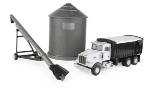 Ertl 46501 1:32 Peterbilt Model 367 Straight Truck with Grain Box,Grain Elevator - Picture 1 of 1