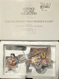 Dept 56 ~ Chelsea Market Fruit Monger & Cart #5813-0 ~ NIB - Picture 1 of 2
