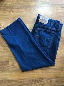Vtg Levi's Orange Tab 505 Regular Fit Straight Leg Jeans 38 Made In USA - Picture 1 of 9
