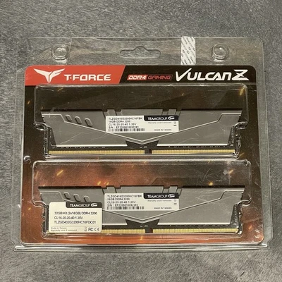 Team Group T-Force Vulcan Z 32GB (2 x 16GB) PC4-25600 (DDR4-3200) Desktop Memory - Image 1 of 2