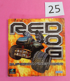 Sega Dreamcast Red Dog Superior Firepower - instruction manual