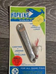 Hopkins Jigging Trolling Spoon Nr = EQL Größe 3,5 Angelköder 2 Unzen Neu aus altem Lagerbestand - Bild 1 von 2