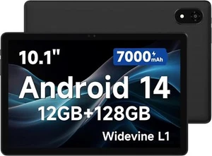💚TABLET PC 10.1" POLLICI RAM 12GB ANDROID 14 128GB WIFI 6 BLUETOOTH HD IPS OTG - Foto 1 di 12