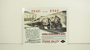 Mr Sign MrSign Tin Sign Lehigh Valley Railroad Route of the Black Diamond New C1