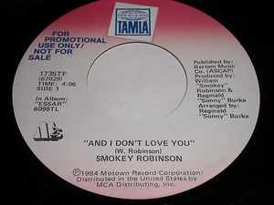 Smokey Robinson - And I Don't Love You / Same 45 - Soul - Picture 1 of 1