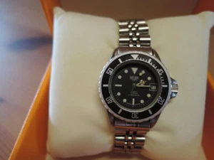 TAG Heuer Professional 200m Quartz 973.006 Black Dial Date Men's Watch USED F/S - Picture 1 of 11