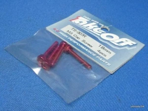 (Take Off TS-307R) M3x18 Alum Hex Socket Cap Screw 4pcs Red Made in Japan - Picture 1 of 1