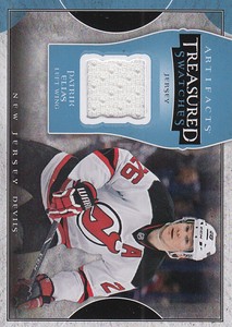 2015-16 Artifacts Treasured Swatches Jerseys Blue #TSPE Patrik Elias