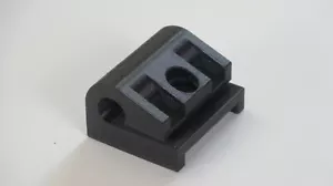 Staffa di montaggio batteria Tom nera stampata in 3D SINGOLA, per supporti stile Premier Signia - Foto 1 di 13
