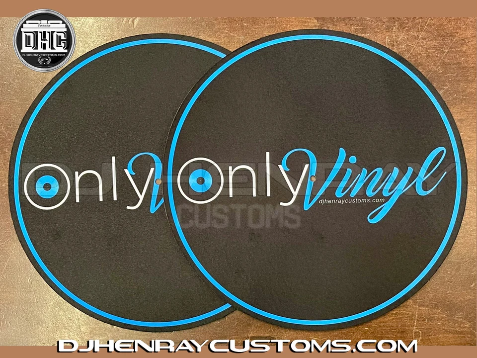 DHC Only Vinyl Dj Slipmats sl1200's mk5 m3d m5g or any turntable Technics Pioneer