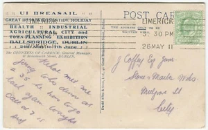 HEALTH, INDUSTRIAL AGRICULTURAL EXHIBITION, BALLSBRIDGE, DUBLIN - Postcard - Picture 1 of 2