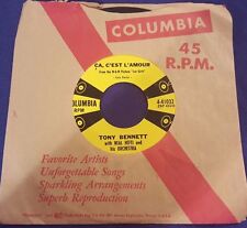 TONY BENNETT I Never Felt More Like Falling In Love 45 Record Columbia Records
