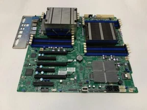 SUPERMICRO X9DRI-F LGA2011 EXTENDED ATX MOTHERBOARD W/ 2X XEON E5-2620 - Picture 1 of 7