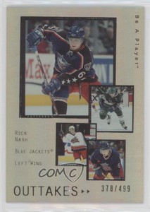 2005-06 Upper Deck Be a Player Outtakes /499 Rick Nash #OT17