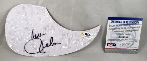 Reba McEntire Signed Acoustic PickGuard Country Music PSA/DNA 2 COA Cover