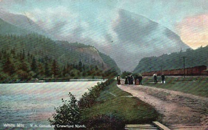Postcard NH White Mountains Clouds at Crawford Notch Posted 1910 DB PC L6888 - Bild 1 von 2