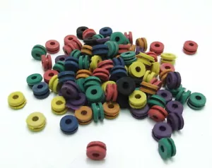 100 pezones de goma con aguja de tatuaje de color 'H' para aguja de pistola - ¡Reino Unido! - Imagen 1 de 1