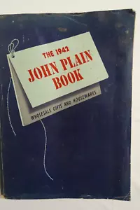 Vintage 1942 John Plain Book Gift Catalog Wholesale Gifts and Housewares - Foto 1 di 11