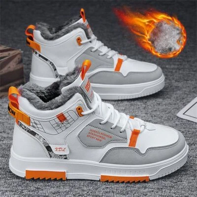 MARKENLOS Herren Schneestiefel Winter Stiefel Warme Schuhe Lässige Stiefel Sneaker