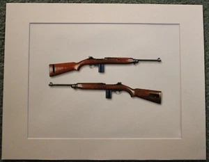 DIGITAL MATTED PHOTOGRAPH US MILITARY M1 CARBINE IN .30 CALIBER-BRAND NEW PHOTO! - Picture 1 of 1