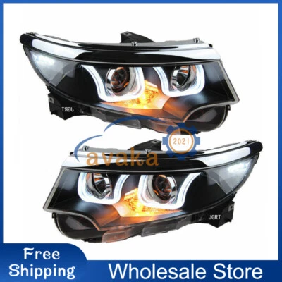 Headlights HID Bi-xenon Projector And LED DRL For Ford Edge 2010-2014 - Image 1 of 3