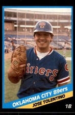 1988 CMC Oklahoma City 89ers Jose Tolentino Oklahoma City 89ers #14