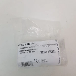 Rohl C7231STN Escutcheon For Cnzremote, A1418 A1419 Pop-up Rod Satin Nickel - Picture 1 of 18