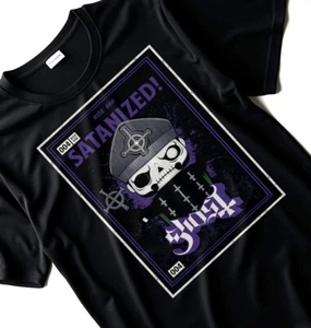 Ghost Band T-Shirt Pop Style Papa Emeritus Rock Metal Satanized Unisex S–4XL Fan - Picture 1 of 9