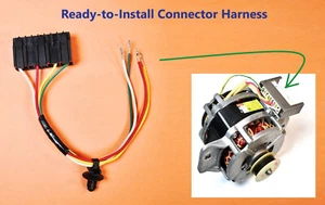 OEM - Whirlpool Washer DRIVE MOTOR CONNECTOR WIRE HARNESS W10006425, W10876654 - Picture 1 of 3