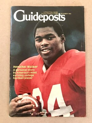 Guideposts Magazine Vintage (October 1982) Herschel Walker, VG! - Image 1 of 2