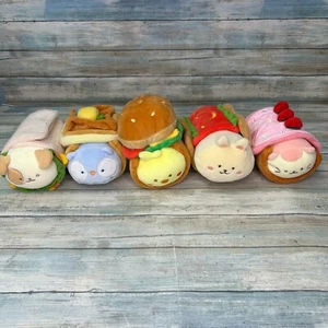 Lotto peluche Anirollz farcito hot dog hamburger fragola waffle taco - Foto 1 di 9