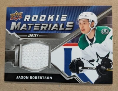 2020-21 ROOKIE MATERIALS #RMJR JASON ROBERTSON JERSEY  - Image 1 of 2