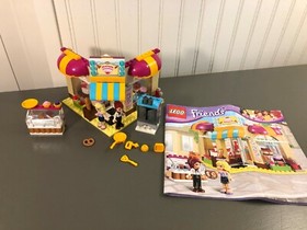 Lego Friends Downtown Bakery Cafe #41006 100% Complete w/ Minifigures Instruct
