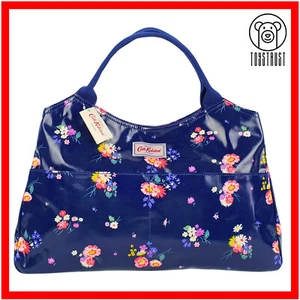 Cath Kidston Open Tote Large Shoulder Bag Busby Bunch Floral Oilcloth CO21 - Picture 1 of 14
