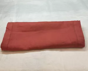Pottery Barn Linen Hemstitch Saffron Table Runner 16” x 108” NWOT - Picture 1 of 3